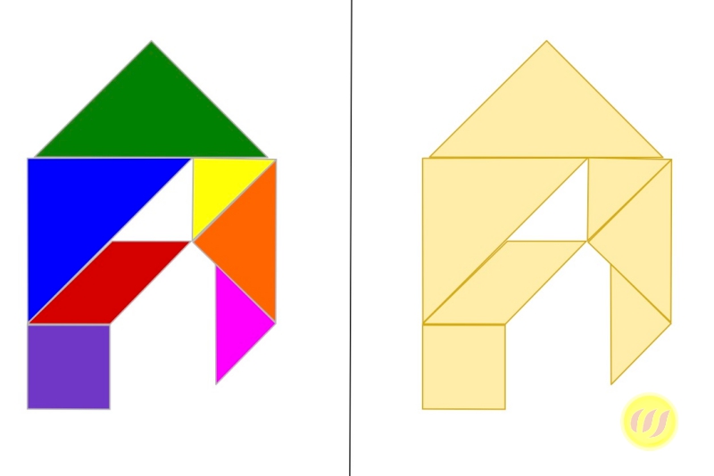 Das ABC als Tangram