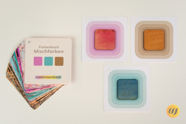 Farbenbuch: Mischfarben + 3 Farbchips