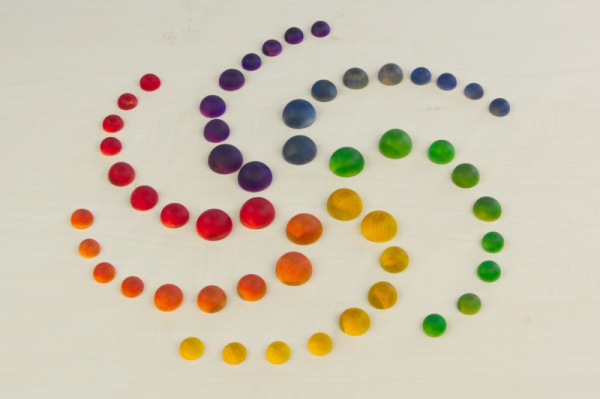 108 Halbkugeln - 12 Farbkreisfarben