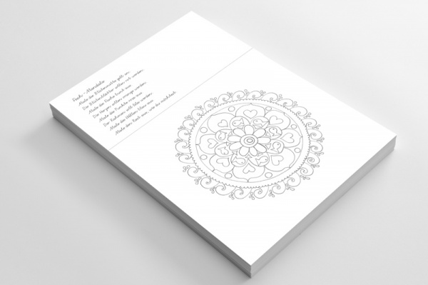 Komplett-Paket: 46 Ausmalmandalas und 24 Lesemandalas