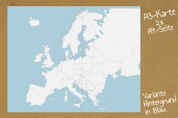 Montessori-Puzzlekarten-Alternative und Ergänzung - Länder und Flaggen Europas (Download)