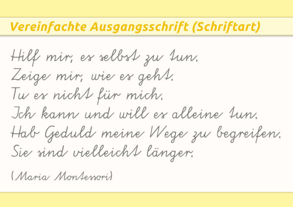 vereinfachte