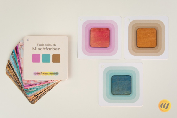 Farbenbuch: Mischfarben + 3 Farbchips