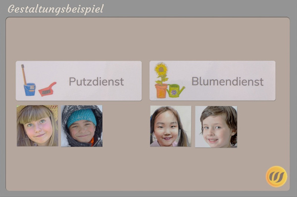 Dienste - rechteckig