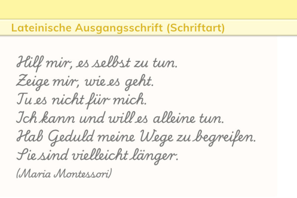 (Download - Lateinische Ausgangsschrift)