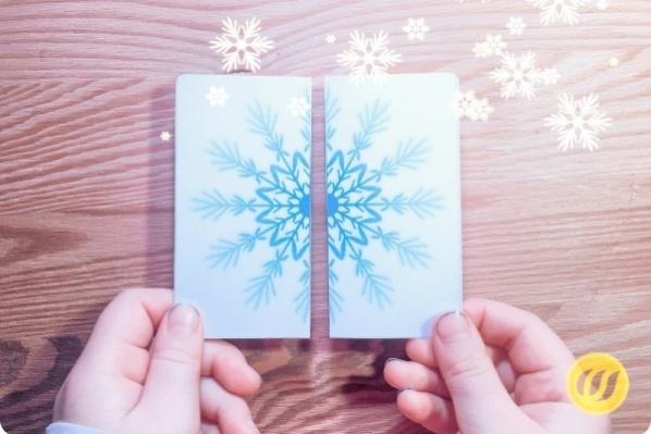 Mini-Puzzle Snowflake