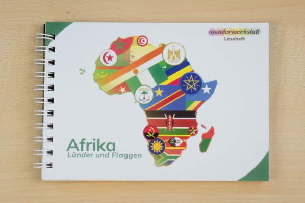 Leseheft "Afrika - Länder und Flaggen"