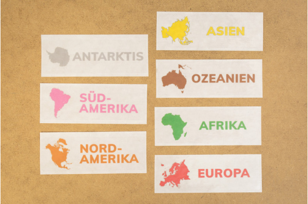 Aufkleber "Kontinente der Erde" (2 x 7 Aufkleber) aufkleber_kontinente