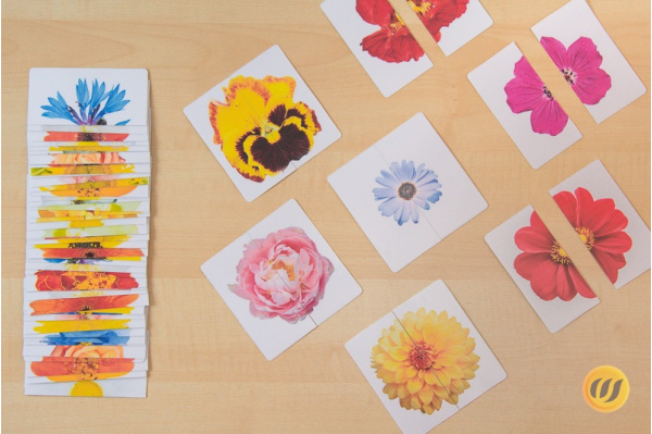 Mini-Puzzle Blumen (Download) Mini-Puzzle Blumen (Download)