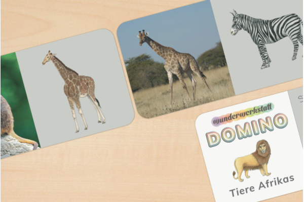 Domino - Tiere Afrikas (2fach differenziert) domino_afrika_1_788398536