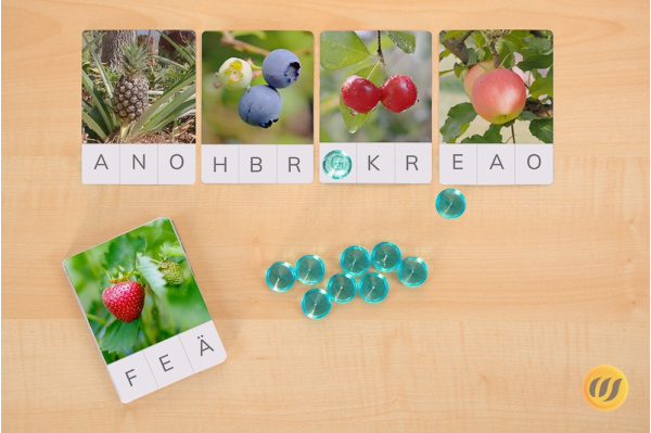 18 Anlaute - Obst - Download klammerkartenobst