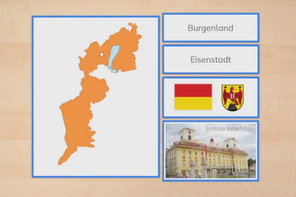 Österreichs Bundesländer legematerial_oesterreich_1