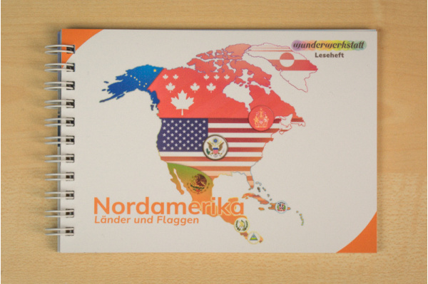 Leseheft "Nordamerika - Länder und Flaggen" leseheft_na_staaten_titel