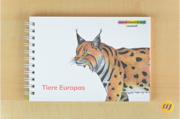 Leseheft 20 Tiere Europas - illustriert Leseheft 20 Tiere Europas - illustriert