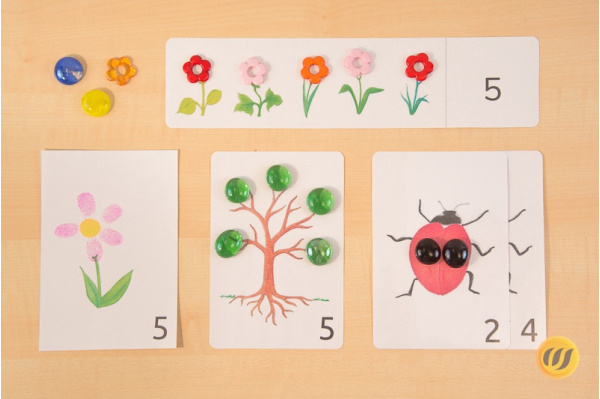 Zählmatten Frühling (Download) mattenfruehling