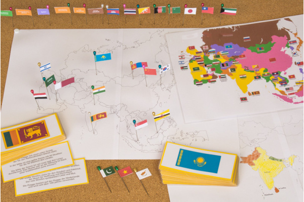 Montessori-Puzzlekarten-Alternative und Ergänzung - Länder und Flaggen Asiens (Download) Montessori-Puzzlekarten-Alternative und Ergänzung - Länder und Flaggen Asiens (Download)