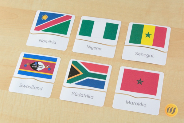 Flaggen Afrikas Puzzle (Download)