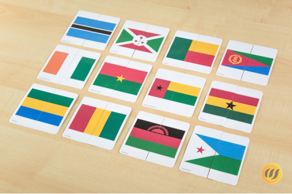 Mini-Puzzle: Flaggen Afrikas (Download) Mini-Puzzle: Flaggen Afrikas (Download)
