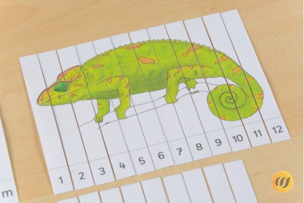 Tiere Afrikas Streifen-Puzzle (Download) afrika_streifen