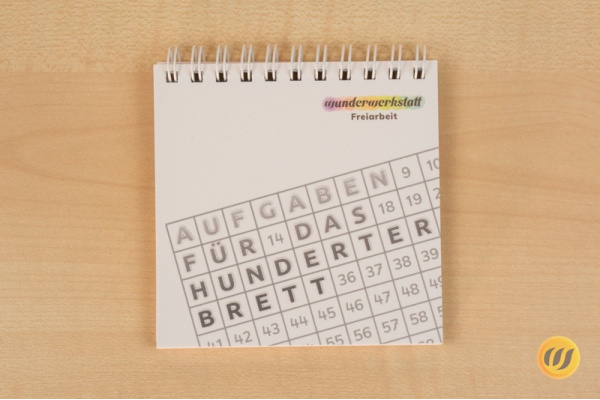 Arbeitsaufträge Hunderterbrett hunderterbrett_druck_b