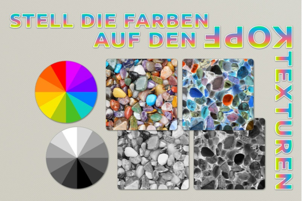 Invers - Farb - Zuordnungsspiel & Memory Teil 2: Texturen (Download) invers_farb_memory_titel_textur