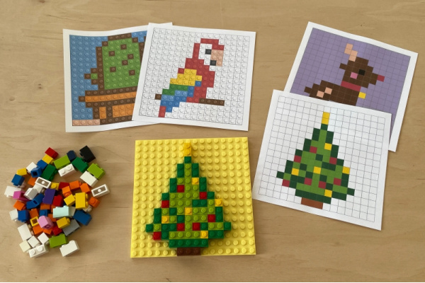 Vorlagen für Mosaike aus LEGO, Bügelperlen und mehr lego_mosaikvorlagen