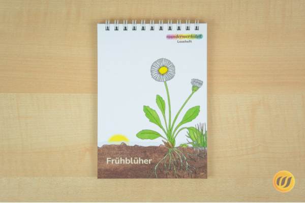 Leseheft 16 Frühblüher - illustriert leseheft_fruehblueher_gebunden_titel
