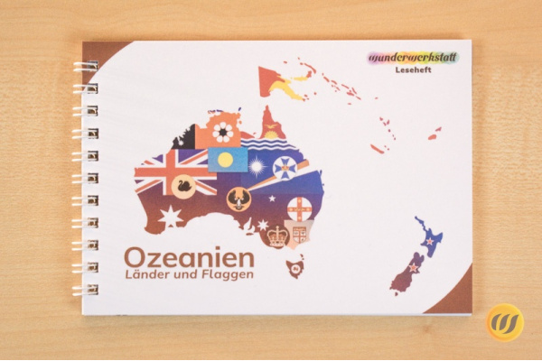 Leseheft Ozeanien - Länder und Flaggen Leseheft Ozeanien - Länder und Flaggen