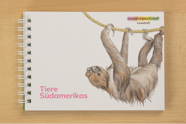 Leseheft 20 Tiere Südamerikas - illustriert Leseheft 20 Tiere Südamerikas - illustriert