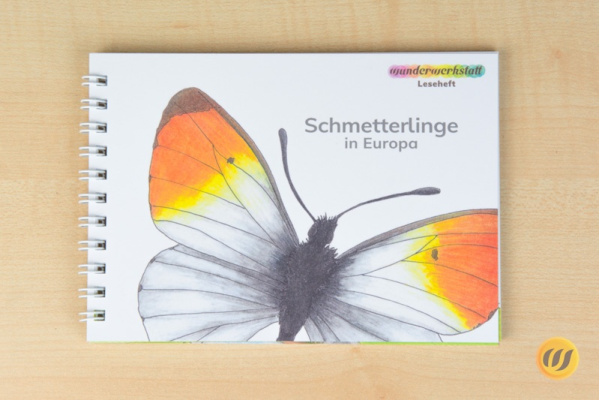 Leseheft "Schmetterlinge in Europa" - illustriert leseheft_schmetterlinge_druckerei_titel2
