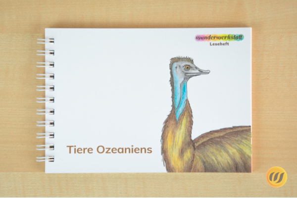 Leseheft 16 Tiere Australiens und Ozeanien - illustriert leseheft_tiere_ozeanien_gebunden_titel