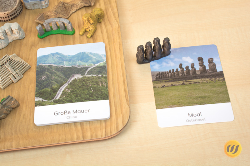 Die Miniatur der Moai wurde zugeordnet