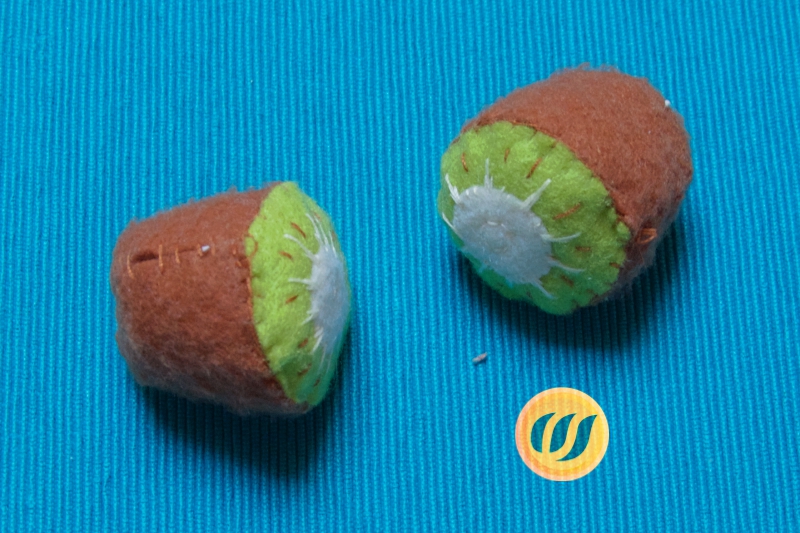 Kiwi aus Filz