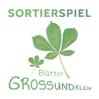 Sortierspiel Blätter